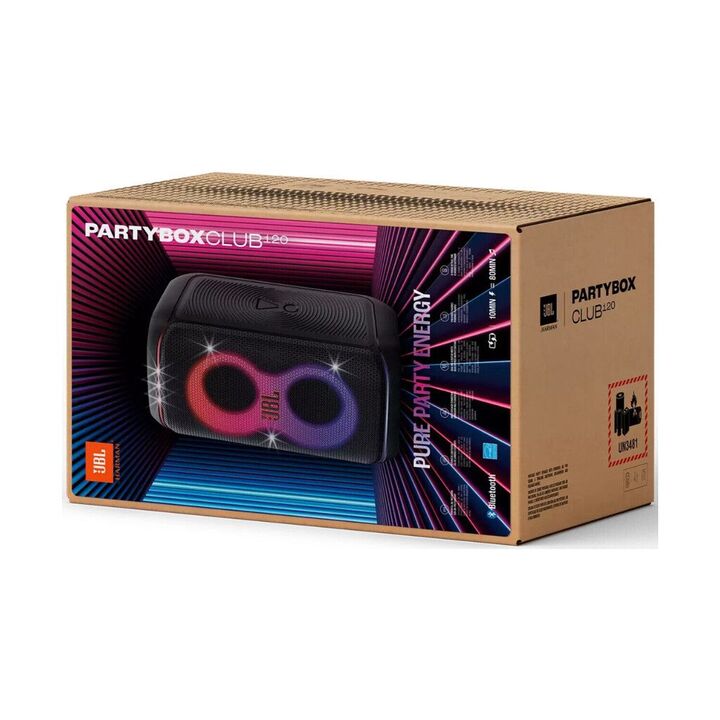 JBL PartyBox Club 120 Parlante Bluetooth 160W Luces LED y Larga Duración de Batería - Vista 2
