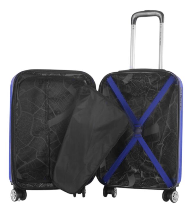 Valija Carry On 20 Abs Combinación Numérica Azul Wanderlust 39379 Hair Fine - Vista 4