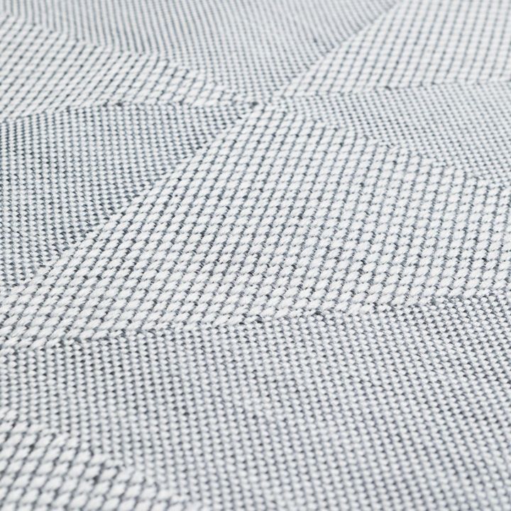 Alfombra simil Yute Cuadrado Grey - 250x350 cm - Vista 3