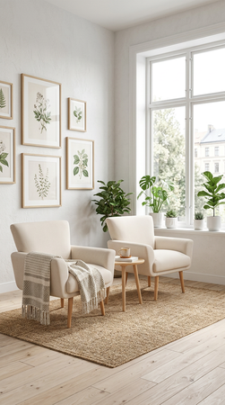 Sillon matera Klyara color CREMA CLARO
