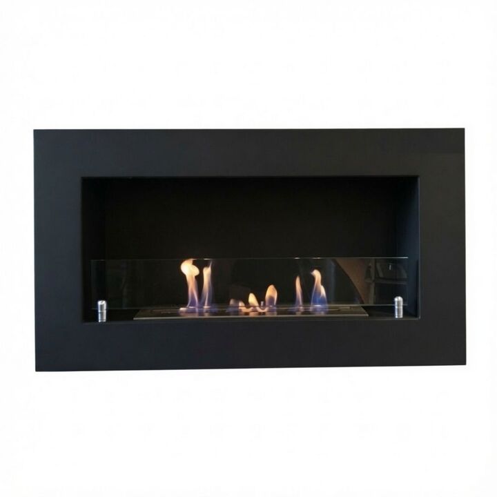 Chimenea París Black a Bioetanol 90 CM - Vista 1