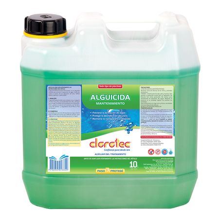 Alguicida Liquido Mantenimiento Piletas 10lts Clorotec