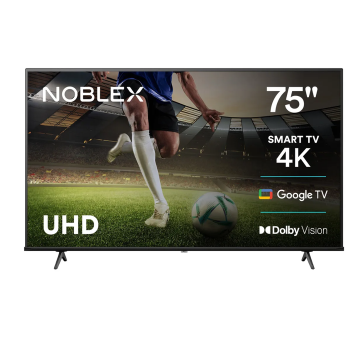 smart tv noblex 75″ 4k led google tv dv75x8580 wifi bluetooth hdr hdmi - Vista 1