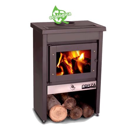 Estufa A Leña De Pie Forza 6500 Kc F-100