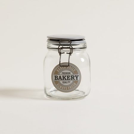 FRASCO HERMETICO DE VIDRIO CUADRADO BAKERY 950 ML