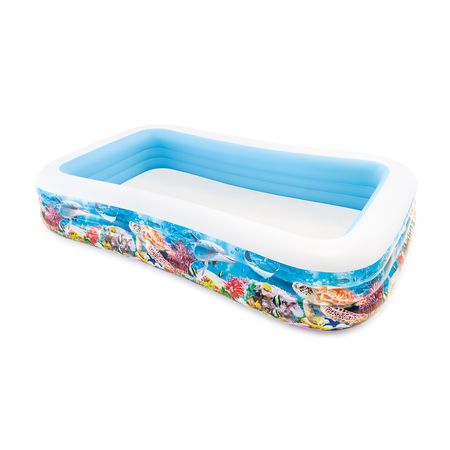 Pileta Inflable Infantil Intex Tropical 1020 Lt 183 X 56 X 305 Cm 23847/2