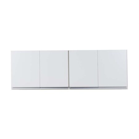 ALACENA ARCO 1.40 BLANCO ALUMINIO