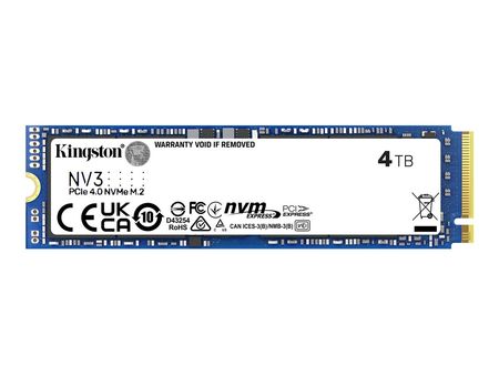 Disco solido Kingston 4TB NV3 PCIe NVME