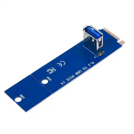 Adaptador Ngff M.2 A Pcie Mineria Riser M2 A Usb3 Criptomonedas