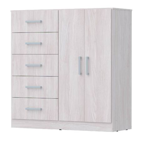 CHIFONIER NORDICA ORLANDI JA 3405 BAHIA - JACARANDA, 5 CAJONES, 2 PUERTA