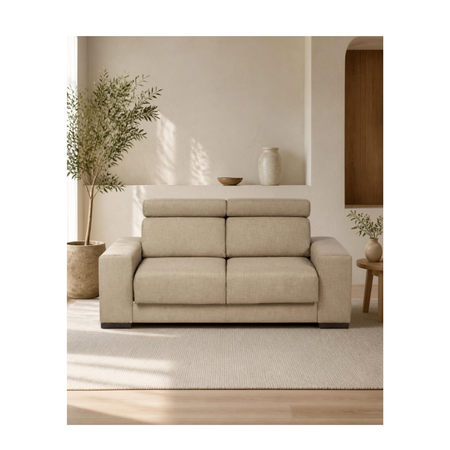 Color Living Lotus Sofá 2 Cuerpos Chenil Beige 4-42150  
