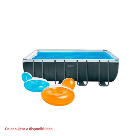 Combo Pileta Intex 17203L 549x274x132cm + Colchoneta Inflable 122x137cm