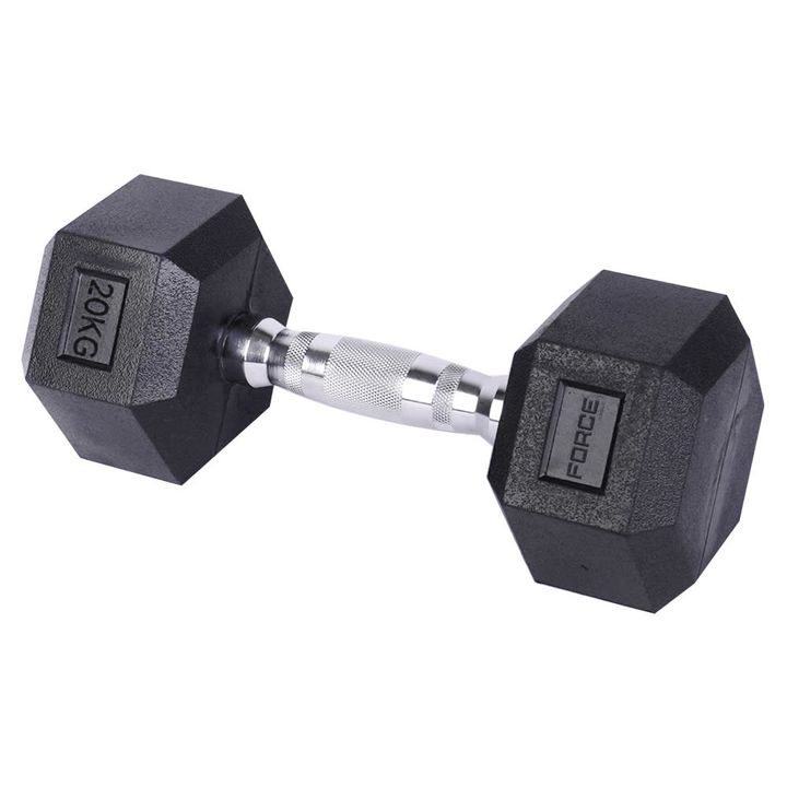 Mancuerna Hexagonal Force By Gadnic 20KG Agarre Seguro - Vista 1