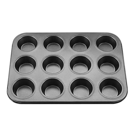 Molde De Teflon Muffins X12 Cupcakes antiadherente