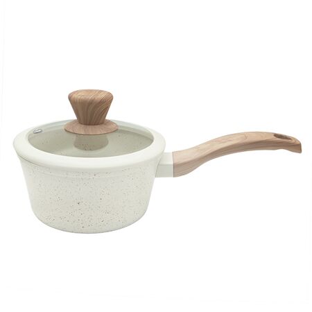 Cacerola Carol Granito Crema C/Mango 16Cm