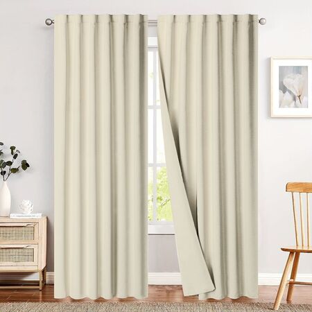JUEGO DE CORTINAS BLACKOUT TEXTIL 80%