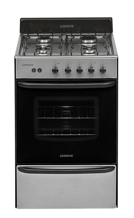 Cocina LONGVIE 12331X multigas acero inox 56cm encendido luz A++ - Vista 3