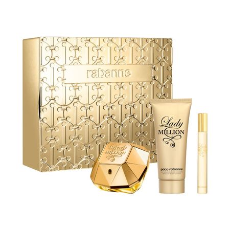 Set Lady Million EDP 80 Ml + Body Lotion + Travel Size