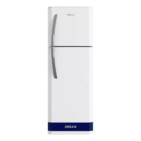 HELADERA DREAN HDR280F50B BLANCA 277LT ESTANTES DE VIDRIO A