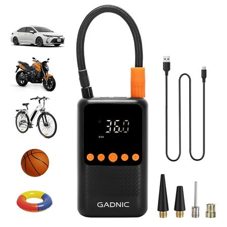 Inflador Inalámbrico Gadnic 12V 4000mAh Compacto