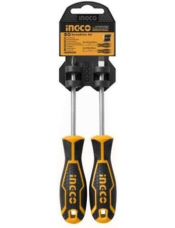 Juego De Destornilladores (2Pcs) Punta Imantada Ingco (HKSD0248)