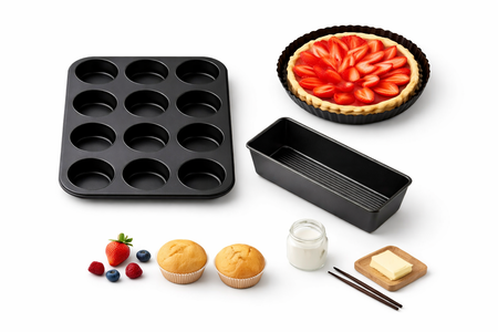 Set Molde muffin + tartera + budinera