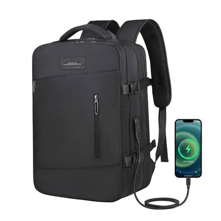 Mochila De Viaje Southport Expandible Carry On 45cm Impermeable