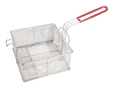 Canasto Freidor 12 X 12 Cuadrado Para Freidora Estañado