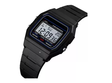 Reloj Vintage Digital Luz Alarma Cronometro