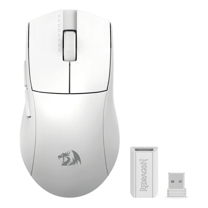 MOUSE REDRAGON M916-W KING PRO 1K (C:BLANCO) - Vista 1