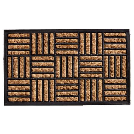 Felpudo Alfombra Coco Goma Antideslizante 40x60cm Rectangular