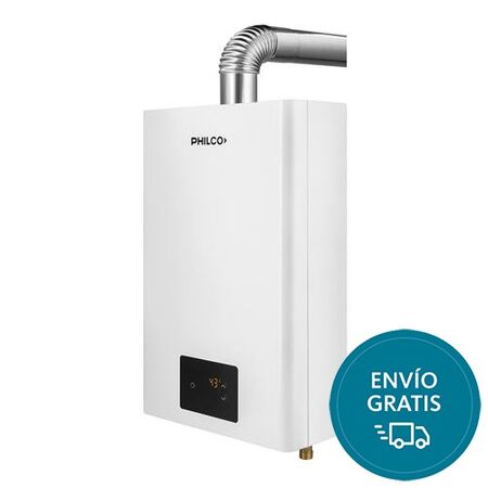 Calefon T Forzado Philco PHCA14B 14L Blanco Pilotless G. Nat