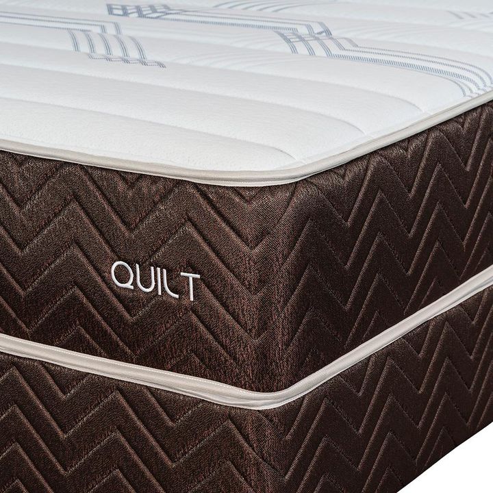 Sommier y Colchón Resortes Springwall Quilt Refuerzo Lumbar 200x200 - King - Vista 3