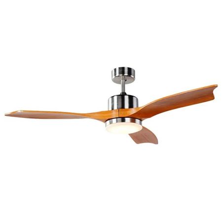 Ventilador de Techo de Madera Liliana 137cm Control Remoto 60w 6 Velocidades Luz VTHM601