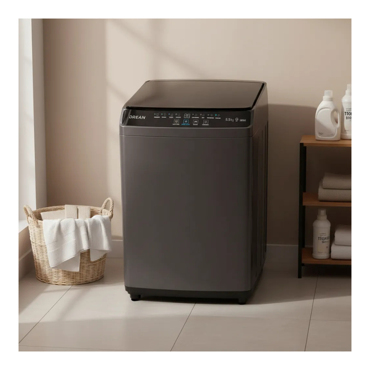 Lavarropas Drean 5.5Kg 700RPM Carga Superior LPDRU0670ILG0 Gris - Vista 4