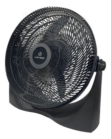 Turbo Ventilador Reclinable Whitenblack TFWB20P 20" 90 Watts de Potencia y 3 Velocidades Super silencioso