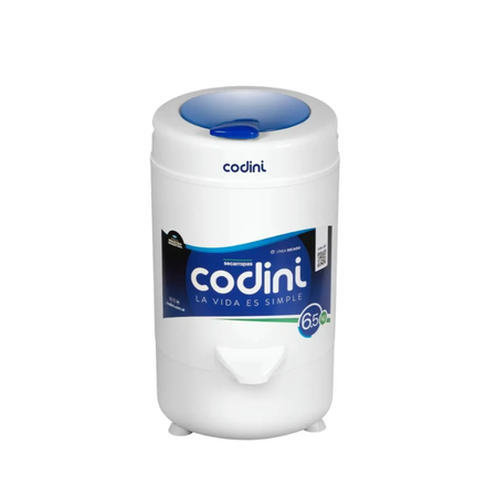 Secarropas Codini Centrifugo 6 5 Kg 2800rpm Blanco 2870