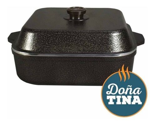 Olla Horno Cuadrada Antiadherente Doña Tina 2031 5lts - Vista 5
