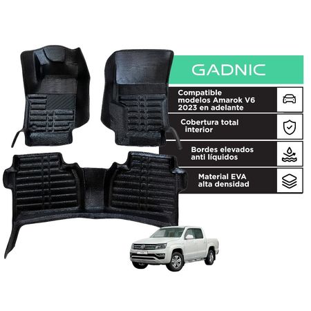 Cubre Alfombras Para Volkswagen Amarok V6 Gadnic 2023+ Juego Completo 