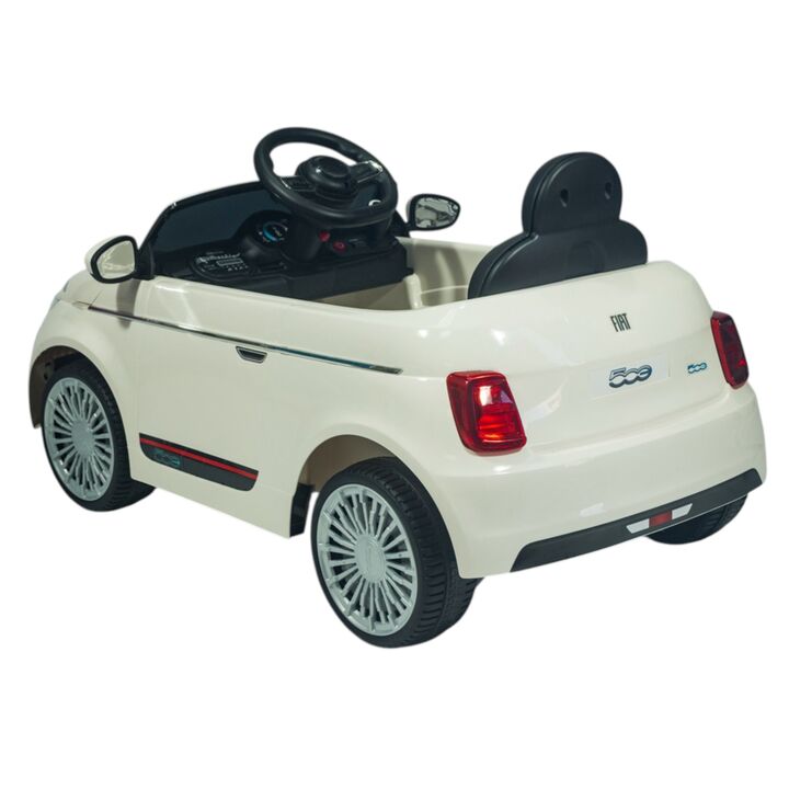 Auto a batería Fiat 500 Infanti Blanco - Vista 4
