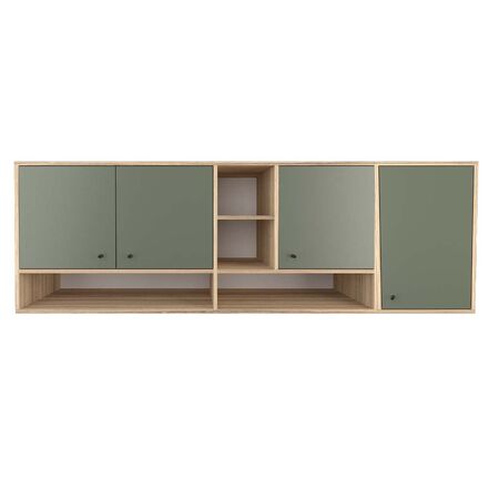 ALACENA DE COCINA MODERNA DE 180 VERDE JOUMELA