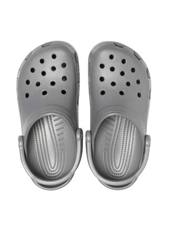 Zuecos Crocs Classic Unisex Moda Gris