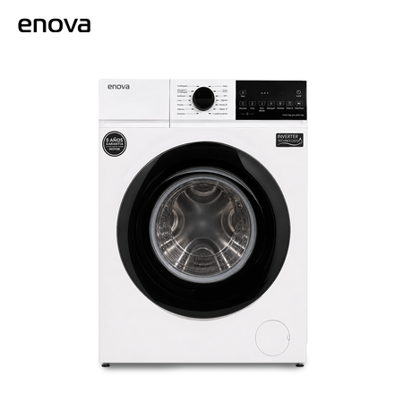 Lavarropas Enova Inverter Carga Frontal 8 Kg 1200 Rpm Blanco