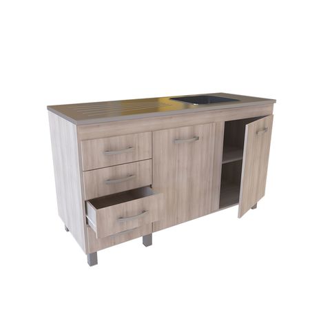 BAJO MESADA ORLANDI 631 PREMIUM 1.40 2P 4C  ABEDUL