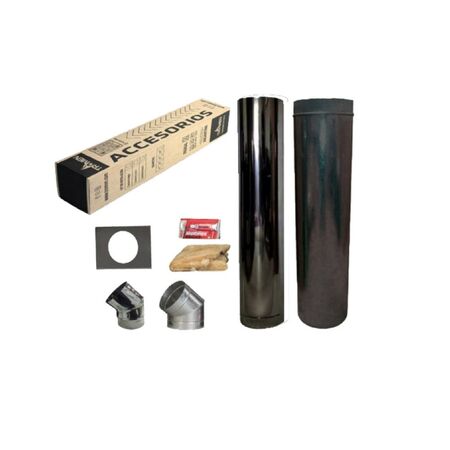 Kit Complemento De Pared Tromen 8 Pulgadas Negro