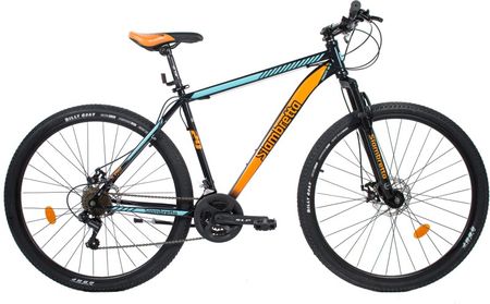 Bicicleta Mountain Bike Siambretta 5 Pro R29 T18 Negro - Naranja - Celeste