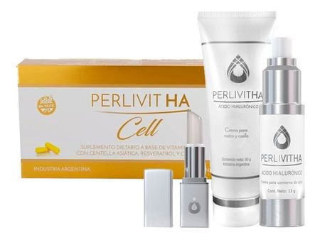 Set Perlivitha Cell + Rostro Cuello + Ojos + Labios