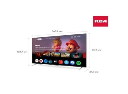 TV. RCA 75" FHD 4K GOOGLE TV