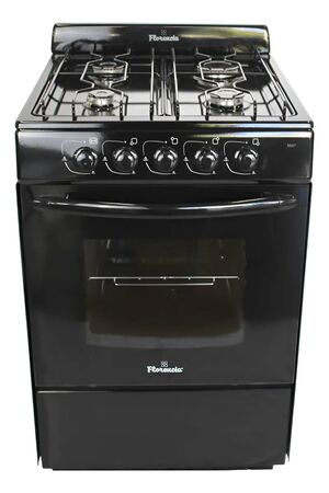 Cocina Multigas 4 Hornallas 56cm Florencia 5507 Negro