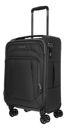 Valija Carry On Samsonite Airshock Semi Rigida Cabina Negra